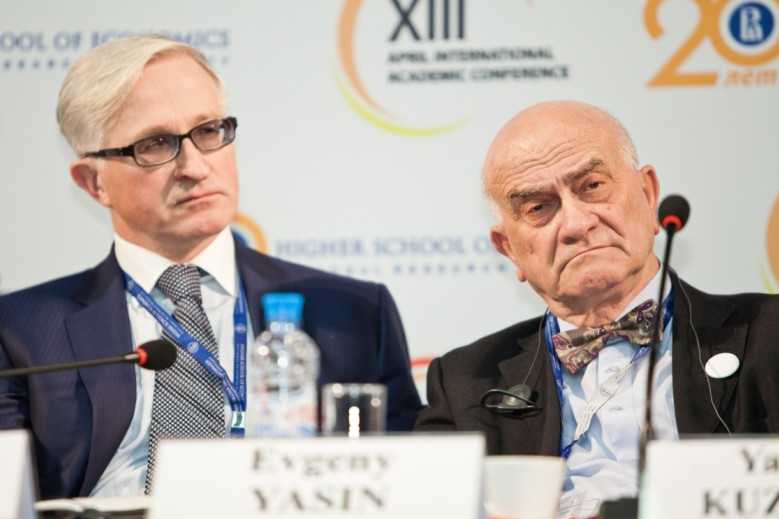 Alexander Shokhin and Evgeny Yasin 